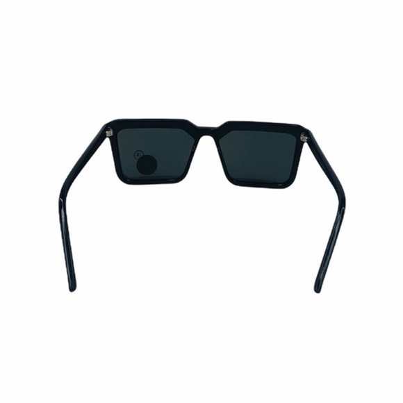 KOMONO Benicio Black Rubber Glossy Sunglasses NWT - Picture 9 of 12